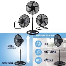 Miniatura 2 de VENTILADOR ABANICO 18" 3 EN 1   CAJA X2
